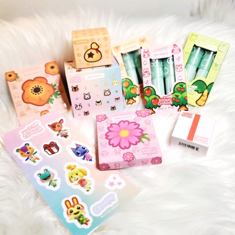 Animal Crossing Colourpop Collection